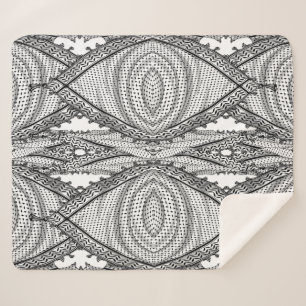 Cobertor Sherpa Tecido Tradicional do Keffiyeh Scarf Palestino