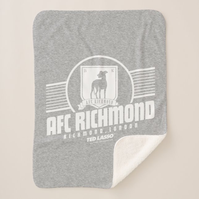 Cobertor Sherpa Ted Lasso | AFC Richmond - Gráfico de distribuição (Frente)
