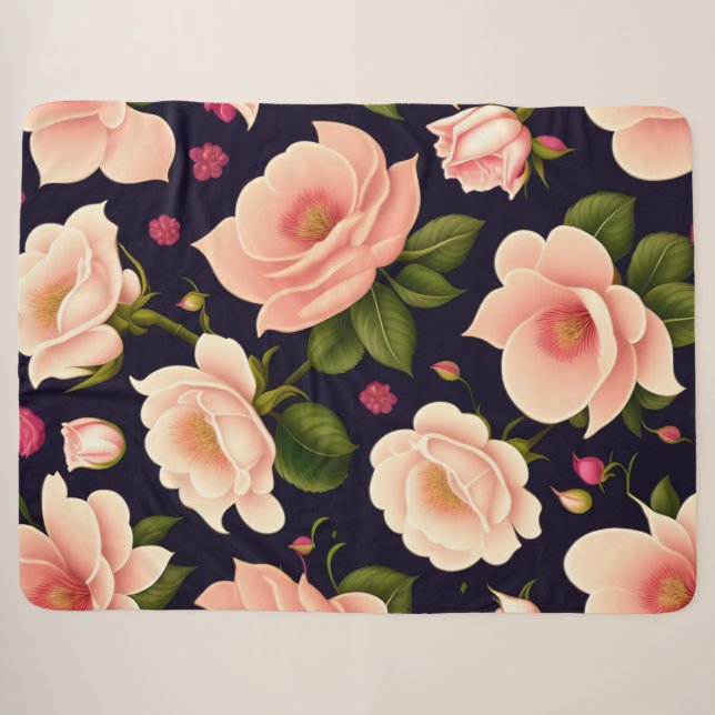 Cobertor Sherpa tendência moda feminina de outono rainha da moda b (Frente (Horizontal))