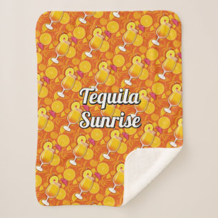 Cobertor Sherpa Tequila Sunrise