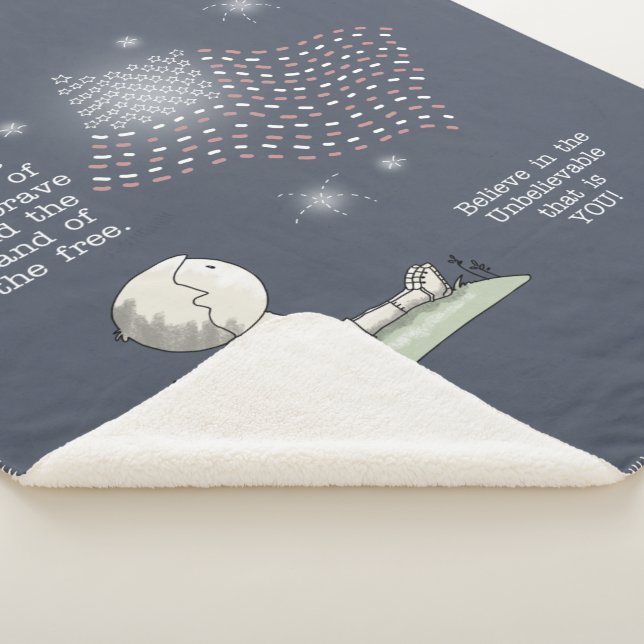 Cobertor Sherpa Terra dos livres (3/4)