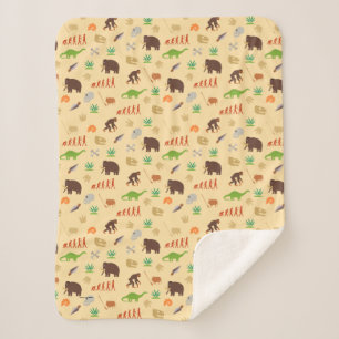 Cobertor Sherpa Teste padrão da evolução