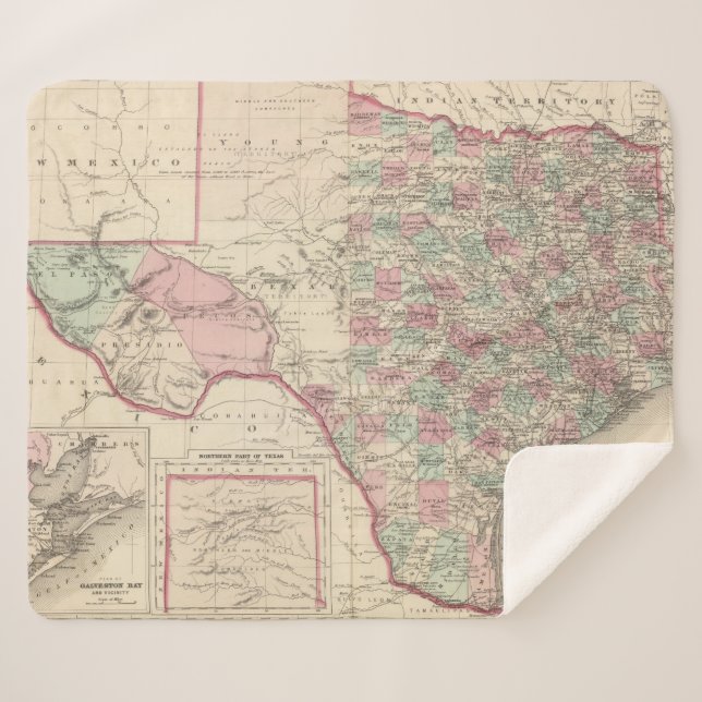 Cobertor Sherpa Texas 5 (Frente (Horizontal))