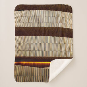 Cobertor Sherpa Têxteis em branco e preto