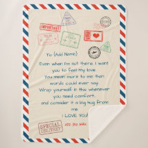 Texto Personalizado Do modelo Sherpa Blanket - Nós