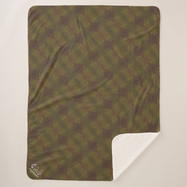 Cobertor Sherpa Textura #48 de la obra Nuit (Frente)
