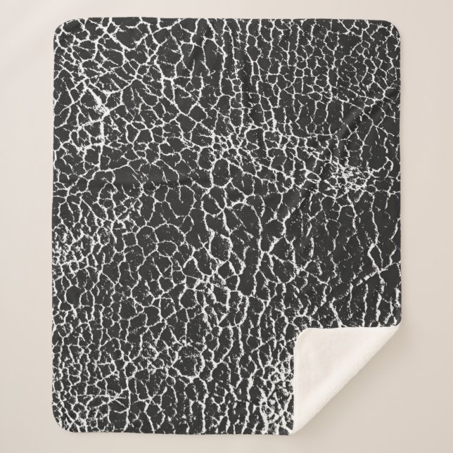 Cobertor Sherpa Textura de sobreposição em relevo desfocado do cro (Frente)