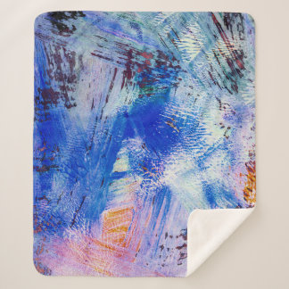 Cobertor Sherpa textura do raster acrílico mono multicolorido dife