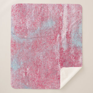 Cobertor Sherpa Textura metálica com arranhões e abstrato de fissu