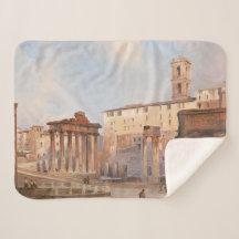 The Ancient Roman Forum (por Ippolito Caffi)