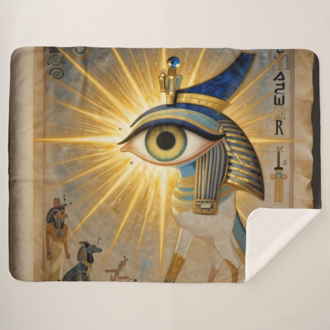 Cobertor Sherpa The Egyptian Eye´6 (Frente (Horizontal))
