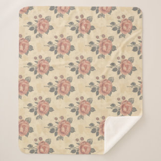 Cobertor Sherpa The essence of blooming grace pattern