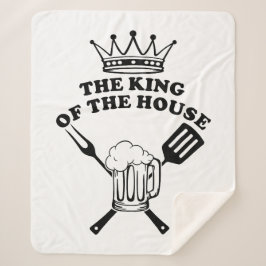 Cobertor Sherpa The King of the House