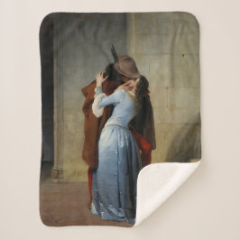Cobertor Sherpa The Kiss (por Francesco Hayez)