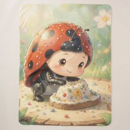 Cobertor Sherpa The Ladybug and the Hidden Nectar Kingdom