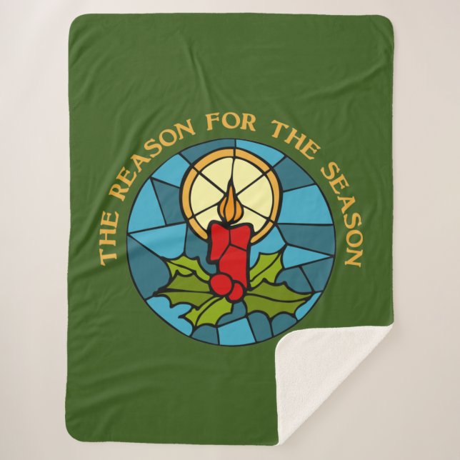 Cobertor Sherpa The Reason for the Season 3 (Frente)