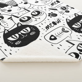 Cobertor Sherpa The Ultimate Cat Lover - Cozy Cat pet