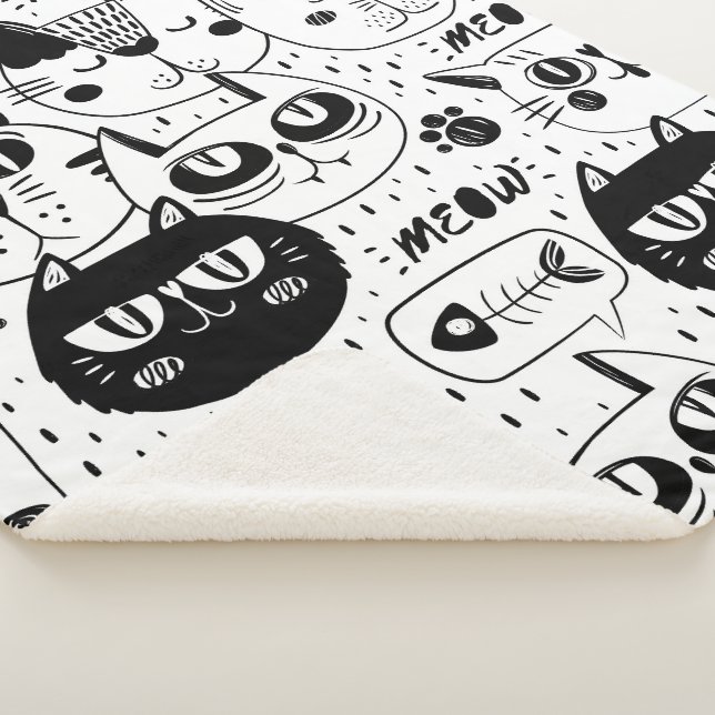 Cobertor Sherpa The Ultimate Cat Lover - Cozy Cat pet  (3/4)