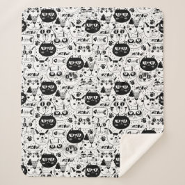 Cobertor Sherpa The Ultimate Cat Lover - Cozy Cat pet