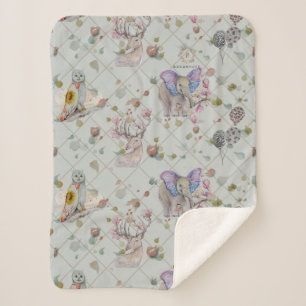 Cobertor Sherpa Theme Baby