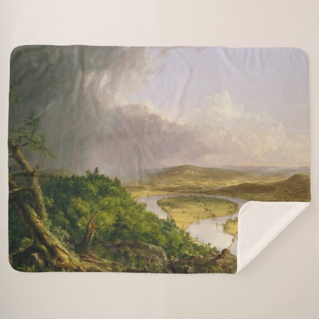 Cobertor Sherpa Thomas Cole O Oxbow Rio Connecticut (Frente (Horizontal))