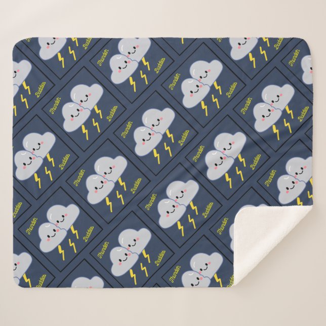 Cobertor Sherpa Thunder Buddies (Frente (Horizontal))