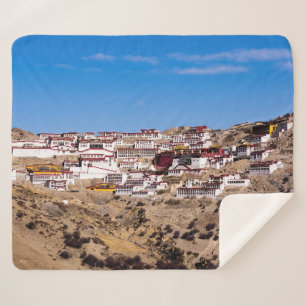 Cobertor Sherpa Tibete - mosteiro budista de Ganden