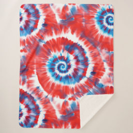 Cobertor Sherpa Tie-Dye