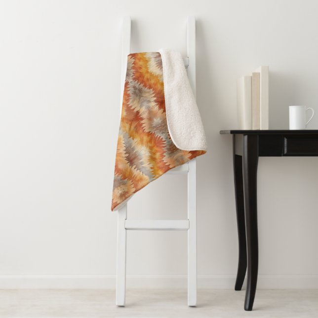 Cobertor Sherpa Tie Dye Organic Art (In Situ)