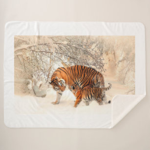 Cobertor Sherpa Tigre