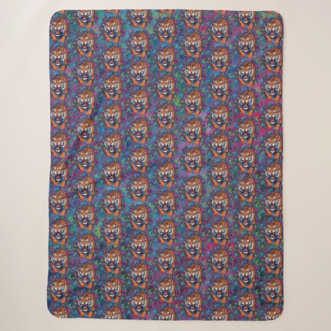 Cobertor Sherpa Tigre (Frente)