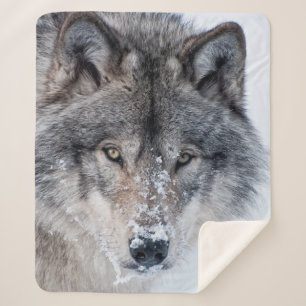 Cobertor Sherpa Timber Wolf 