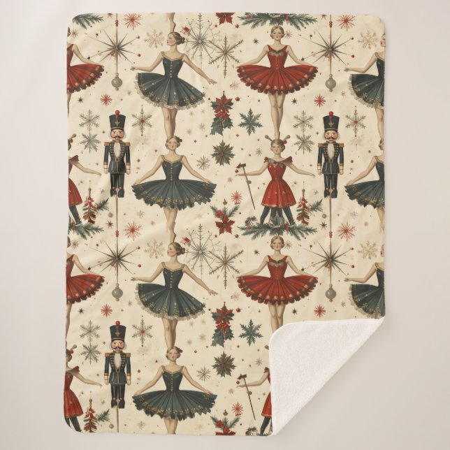 Cobertor Sherpa Timeless Ballerina  (Frente)