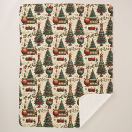 Cobertor Sherpa Timeless Christmas Vibes