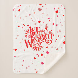 Cobertor Sherpa Tipografia Maravilhosa