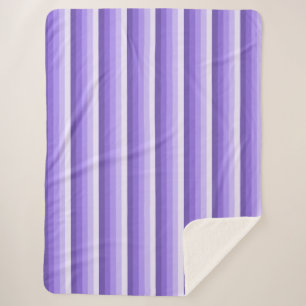 Cobertor Sherpa Tiras de sombra violeta