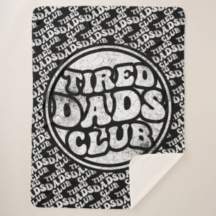 Cobertor Sherpa Tired Pais Club Funny