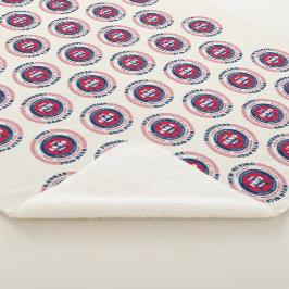 Cobertor Sherpa Todos os 50 Estados Americanos Patrióticos