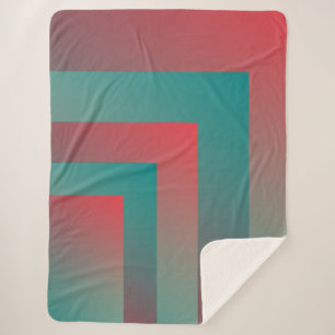 Cobertor Sherpa tons de coral