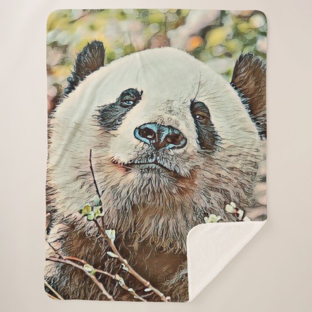 Cobertor Sherpa toony panda (Frente)