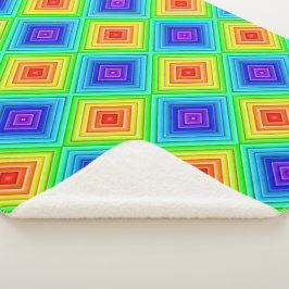 Cobertor Sherpa Topografia Geométrica - Sherpa Blanket