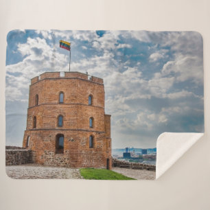 Cobertor Sherpa Torre Gediminas em Vilnius, Lituânia