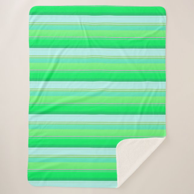 Cobertor Sherpa Torres verdes do aqua (Frente)