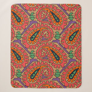 Cobertor Sherpa Tradicional Allover Geometricalart, fundo, de