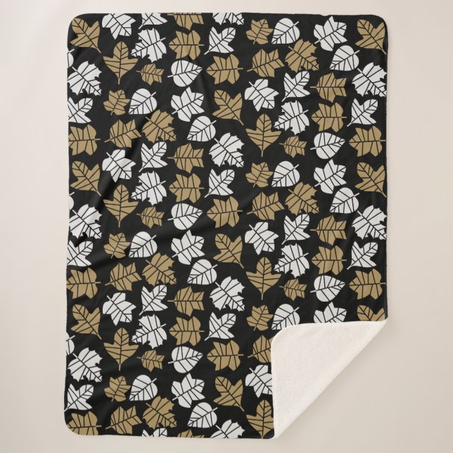 Cobertor Sherpa Transição da Natureza de outono (Frente)