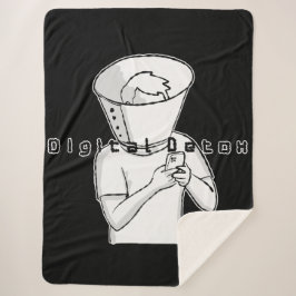 Cobertor Sherpa tratamento de detox digital