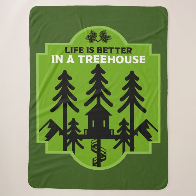 Cobertor Sherpa Treehouse Living (Frente)