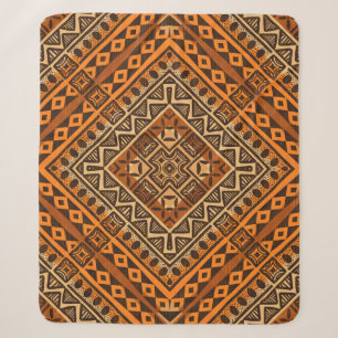 Cobertor Sherpa Tribal ethnic textile pattern african style