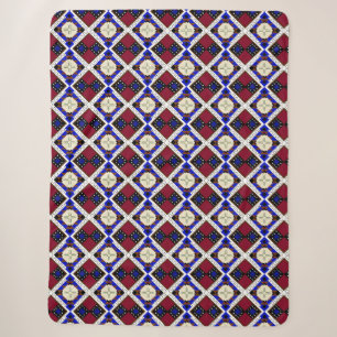 Cobertor Sherpa Tribal, Felicidade, Zia Sherpa Blan Nativa America