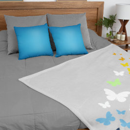 Cobertor Sherpa Trilha da Borboleta AroAce Agender Pride